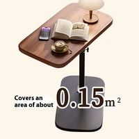 Ascenseur pliable de meubles de chambre à coucher en bois-Table basse pliante pour les loisirs à la maison pour le chevet du dortoir ou le canapé