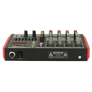 Chuyên Nghiệp 6-Kênh USB Âm Thanh <span class=keywords><strong>Mixer</strong></span> Xách Tay Âm Thanh Nhỏ DJ Giao Diện Điều Khiển Với Hiệu ứng Nhà Máy-Ban - Product Image 5