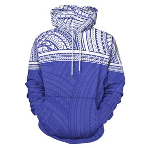 Felpe Oversize con Logo personalizzato di alta qualità da uomo Top Fiji Tonga Samoa <span class=keywords><strong>Elei</strong></span> Hawaii polinesiano tribale stampato felpe con cappuccio - Product Image 3