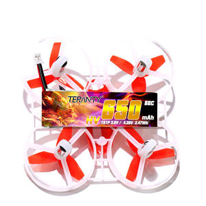 Verbesserte TERANTY 650mAh 1S <span class=keywords><strong>3</strong></span>,8 V 60/120C Lipo-Batterie Indoor-Verkehrs flugzeug Modell UAV Tinyhawk FPV-Renn batterie - Product Image 5