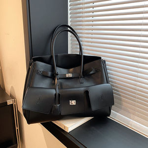 Bolso de mano negro de PU de alta calidad para mujer, bolso de hombro único de moda para mujer - Product Image 4