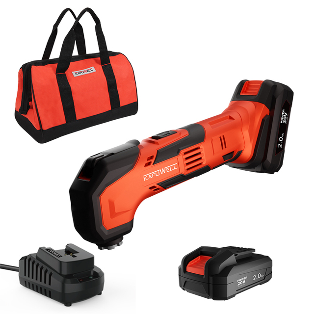 KAFUWELL PA4226B-Y-2S-1 20v Multi Tool Factory Cordless Oscillating Tools Oscillating Saw Multi-function Battery Power Tool