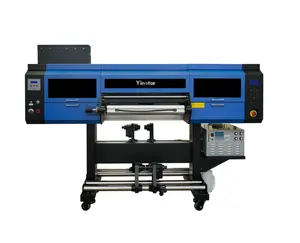 UV DTF film printer for metal and plastic 3-Head i3200/i1600 UV Card Label Printer Automatic 60 cm DTF Machine LED Lamp Sticker