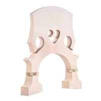 Pont en érable standard, pièce de rechange pour contrebasse de taille 3/4, pont de contrebasse droit réglable