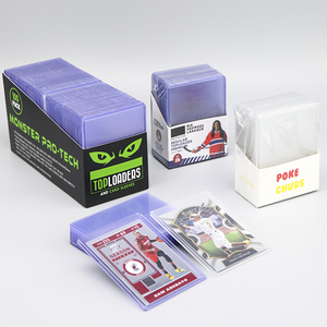 35pt Trading Cards Binder Sport Storage Sports Card Case Toploader Pokemon Sleeves Baseball Cards 3x4 Toploader