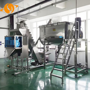 Yüksek verimli otomatik toz karıştırma paketleme üretim hattı PLC cihazı 500 L kapasiteli gıda plastik işleme SUS316L - Product Image 4