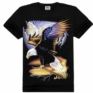 <b>Animal</b> Printed Design Eco-Friendly Terry Fabric Stylish Fashion T-Shirt New Arrival 2026 with Custom Yours Logo Stand Collar - Product Image 2