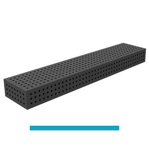 Bloc de connexion SteelEco GPPH 2000x400x200mm, épaisseur 8mm, trous 16mm, grille 50x50mm - Product Image 1
