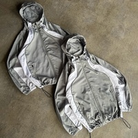 Blousons Softshell Imperméables et Coupe-Vent Décontractés pour Hommes, en Nylon Léger, avec Blocs de Couleurs Patchwork, Fermeture Éclair, Style Designer – Vente en Gros