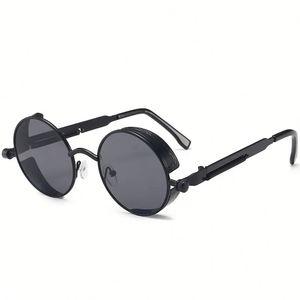 Gafas de Sol Vintage con Logotipo Personalizado, Diseño Retro Gótico Steampunk de Metal, UV400, Espejo Óptimo para Hombre y Mujer - Product Image 5