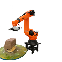 Robot de Grabado CNC de 6 Ejes Kuka, Brazo Robótico de Fresado, Tallado 3D para Piedra/Madera/Espuma con Cambiador Automático de Herramientas