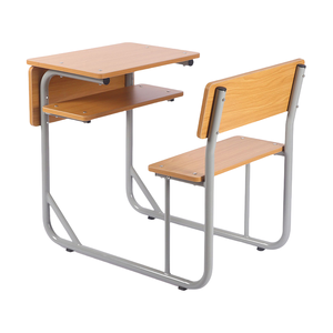 Bildungs möbel Schüler Schreibtisch und Bank mit Doppels itzen Kunden spezifische Größe Schüler verwenden verbundenes Schreibtisch-und Stuhlset - Product Image 3