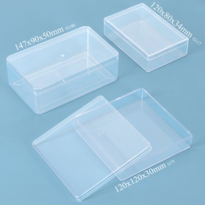 Boîte à cartes en acrylique transparent SUNSHING, barquette dorée, boîte souvenir de mariage en plastique rigide, réutilisable, pour bonbons et pierres précieuses, avec couvercles - Product Image 2