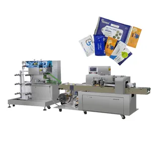 High speed pillow horizontal packing machine Single Wet Tissues packaging machine Baby napkin Packing Machine