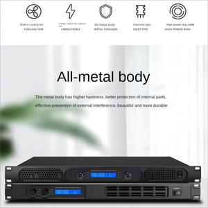 Ds8200 Chất Lượng Cao 4 Kênh 1U Âm Thanh Kỹ Thuật Số Khuếch Đại Công Suất Công Suất Cao Công Suất Tinh Khiết - Product Image 5