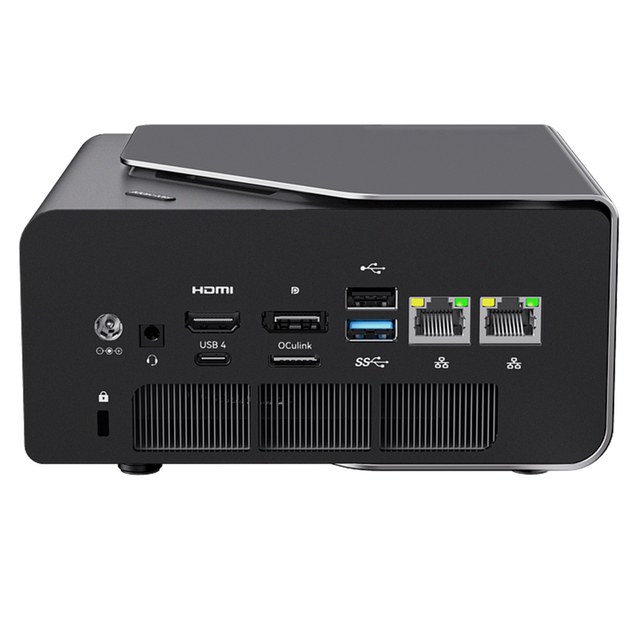 Mini Host Computer AMD R7 H 255 Gaming Mini PC 8-core 16-thread 32GB DDR5 1TB SSD Computer PC Mini Desktop PC with Oculink