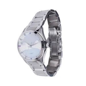 New White Shell Dial Fashion Watch For Man Automatic Movement Casual Watch The Chinese Traditional Culture Gent Watch