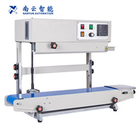 Machine de scellage thermique automatique pour sacs en Mylar, sachets en papier kraft, scelleuse de sacs verticale et horizontale pour l'emballage commercial