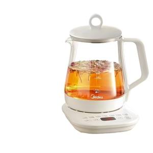 Hervidor eléctrico de vidrio Midea de 1.5L con control de temperatura y apagado automático para uso en el hogar y la oficina - Product Image 1
