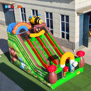 Nhà Máy Tùy Chỉnh Kép Làn Đường Trượt Nước Khô Trượt Cho Công Viên Bơm Hơi Sân Chơi Ngoài Trời Inflatable Lớn Trượt Trò Chơi Cho Người Lớn - Product Image 6
