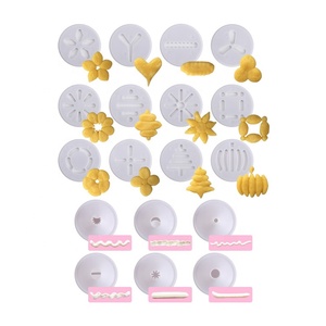 Presse à biscuits et pâtisserie de qualité alimentaire, 12 moules, 6 buses, pistolet à crème, décoration de gâteaux, <span class=keywords><strong>seringue</strong></span> à glaçage - Product Image 3