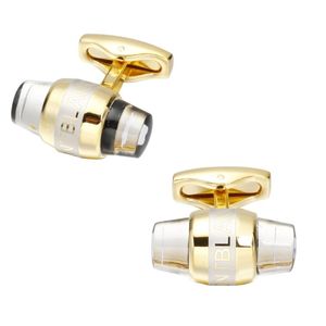 <span class=keywords><strong>Gemelli</strong></span> da <span class=keywords><strong>Uomo</strong></span> di Lusso con Smalto Morbido a Forma di Stella e Fiore di Prugna, Accessorio Gioiello per Sposo e Testimoni, Regalo Promozionale per Matrimonio - Product Image 2