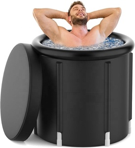 Bañera de inmersión fría Bañera plegable <span class=keywords><strong>para</strong></span> adultos Bañera portátil Baño de hielo 80*80CM - Product Image 1