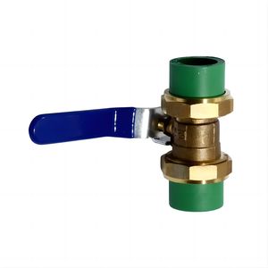 Haisha Factory Direct, matériel de <span class=keywords><strong>plomberie</strong></span>, raccords de tuyauterie, vanne à boisseau sphérique en plastique PPR, vanne PPR - Product Image 1