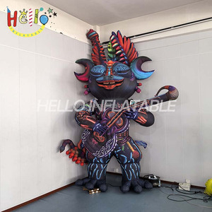 Muñeca Inflable Creativa con Diseño de Estilo de la Civilización Azteca/Maya Antigua de 4 Metros de Altura y Cultura Musical Moderna - Product Image 5