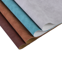Dull Polish Matte Diagonale Nubuck Daim Synthétique PU Cuir pour Sacs Canapés-Tissus de Chaussures Imperméables Tissu de Rembourrage