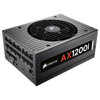 Alimentation électrique d'occasion CORSAIR AXi Series AX1200i Digital 1200W 80 PLUS PLATINUM entièrement modulaire ATX12V compatible Crossfire