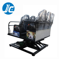 Cinéma 5D, simulateur 6D, manège 7D, système hydraulique électrique 9D, plateforme de mouvement XD 3/6 DOF, capacité 500 kg, 3D en intérieur