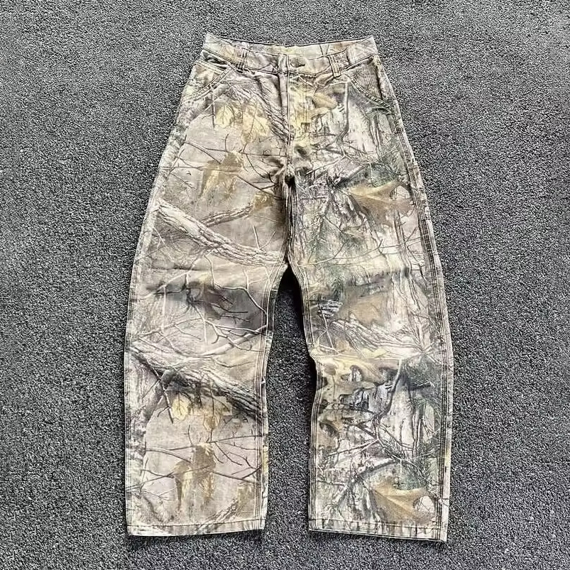 Pantalon De Travail Carpenter Camouflage Realtree – 30x32 – Vert – Occasion Très Bon état