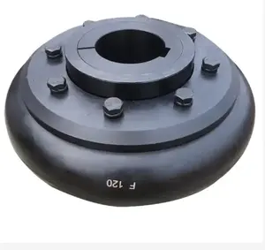 Rubber tire drive Flexible rubber tire coupling with flange flexible high quality