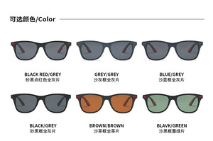 Occhiali da sole quadrati TR90 blu <span class=keywords><strong>di</strong></span> alta qualità Custom Designer <span class=keywords><strong>sfumature</strong></span> polarizzate dalla Cina fabbrica all'ingrosso - Product Image 6