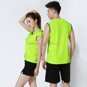 新しいデザインクイックドライバドミントンウェア女性男性卓球スーツバドミントンジャージセット - Product Image 4