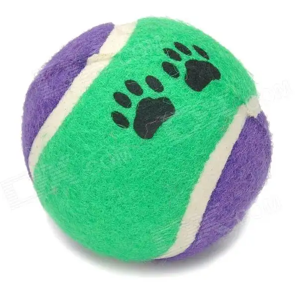 सस्ते अच्छी गुणवत्ता थोक खिलौना पालतू कुत्ते टेनिस क्रिकेट गेंद रंगीन कस्टम टेनिस गेंदों थोक