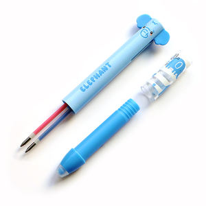 Nieuwe Groothandel Briefpapier Kleurrijke Pennen 0.5Mm 2 Kleuren Kawaii Dier Uitwisbare Gel Inkt Pen Voor Scholieren - Product Image 4