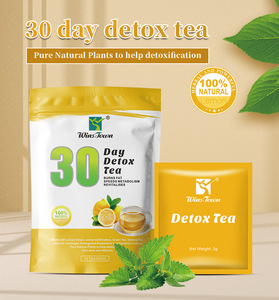 Thé aux fruits de citron détoxifiant et amincissant pendant 30 jours pour brûler les graisses et perdre du poids, sachets de thé aux herbes pour un <span class=keywords><strong>ventre</strong></span> plat, thé Rooibos - Product Image 5
