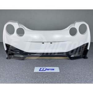 2017 pare-chocs arrière en Fiber de carbone Style Nismo avec diffuseur arrière pour Nissan GTR R35 BodyKit - Product Image 1