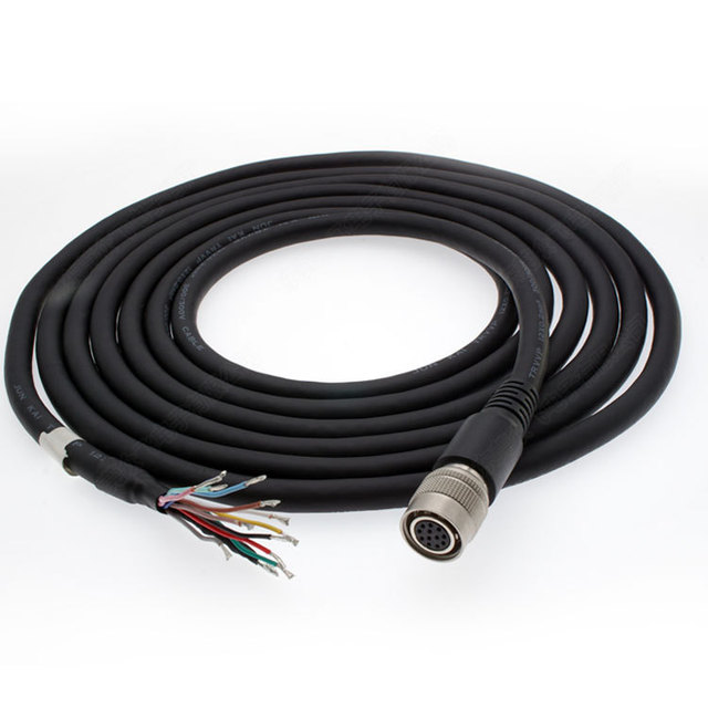 Manufacturer Custom High Speed Sport IO Cable Industrial High Flexible 12 Pin Hirose Camera Trigger Power Cord Model
