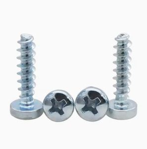 Vis autotaraudeuse LeGood M3.5X8mm en acier au carbone zingué avec tête de bouton Phillips Système de mesure métrique en plastique - Product Image 3