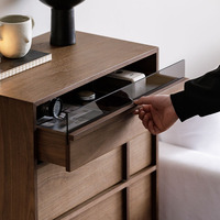 Meuble de rangement moderne en bois pour salon, console d'entrée, grande commode de chambre à coucher