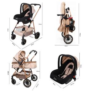 <span class=keywords><strong>Poussette</strong></span> de bébé portable légère landau de voyage pliable de sécurité pour 3 ans Cocheces Para Bebes - Product Image 3