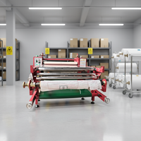 Nouvelle presse à chaleur rotative automatique pour sublimation, machine de transfert thermique à rouleaux pour le transfert de papier par sublimation XZH XZH-GT900