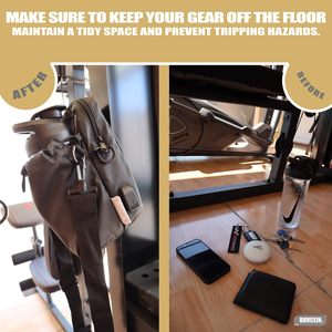 Bolsa de Gimnasio Magnética con Porta Botella de Agua, Bolsa Bandolera Impermeable con Puerto USB para Cargar el Teléfono, Bolsa Cruzada para Botellas de Viaje para Hombres y Mujeres - Product Image 3