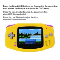 Kit d'écran LCD IPS V5 rétroéclairé 720*480 taille originale pour console Game Boy Advance