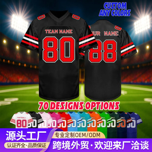 Camiseta de Fútbol Americano de los Cincinnati Bengals para Hombre, Cuello en V, Secado Rápido, 340g, Uniforme Sublimado, Burrow 9 - Product Image 5