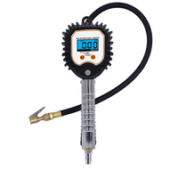 Manomètre numérique LCD MEDSEN avec piles AA, rétroéclairage bleu, haute précision, outil pour la pression des pneus de voiture
