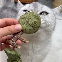 Jouet pour chat en os de poisson créatif, herbe à chat naturelle, jouet à mâcher pour chat en os de poisson Silvervine